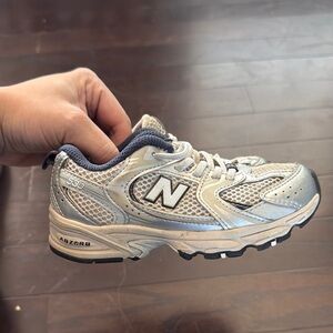 New Balance Kids Running Shoes - Gray and Blue size 11